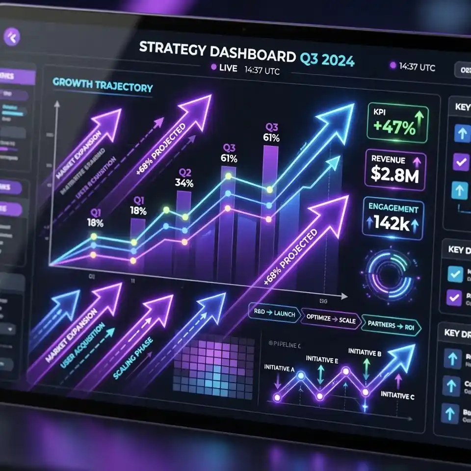 gráficos ascendentes con estrategia - nosotros